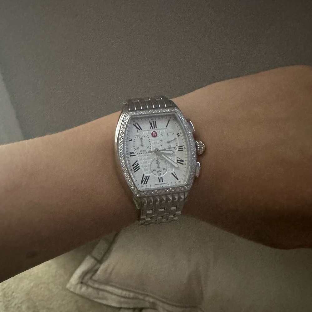 Michele Diamond Releve Chronograph Watch - Picture 4 of 4
